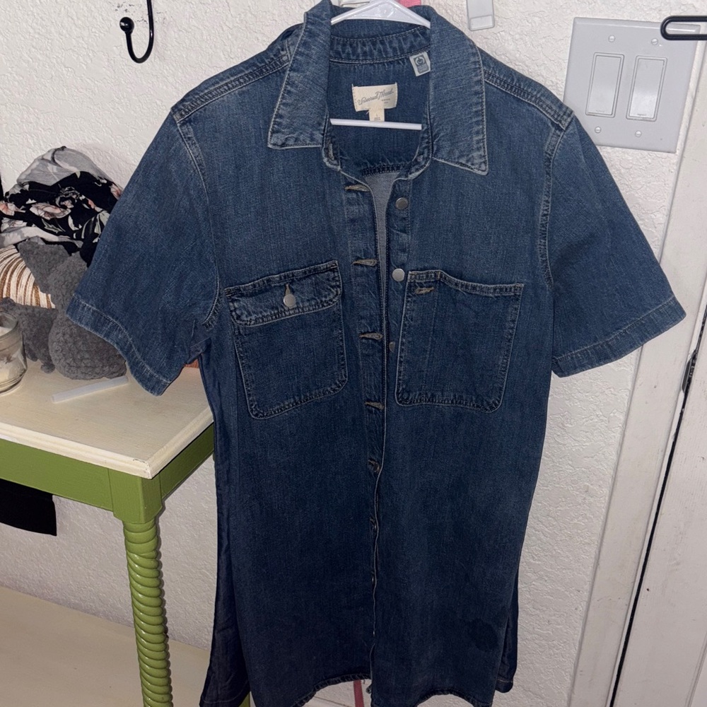 Denim Short Sleeve Shirt